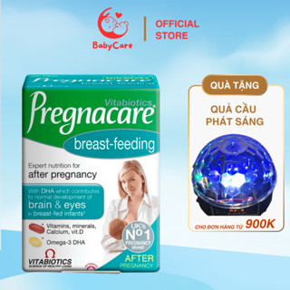 Pregnacare Breast Feeding Vitamin Cho Mẹ Sau Sinh Lợi Sữa Bổ Sung Canxi, Sắt, Kẽm, Omega 3 Hộp 84v