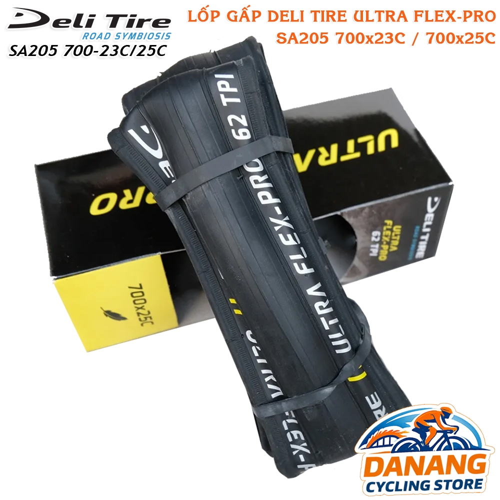 Lốp Gấp Xe Đạp Road DELI TIRE Ultra Flex-Pro SA205 700x23C/25C