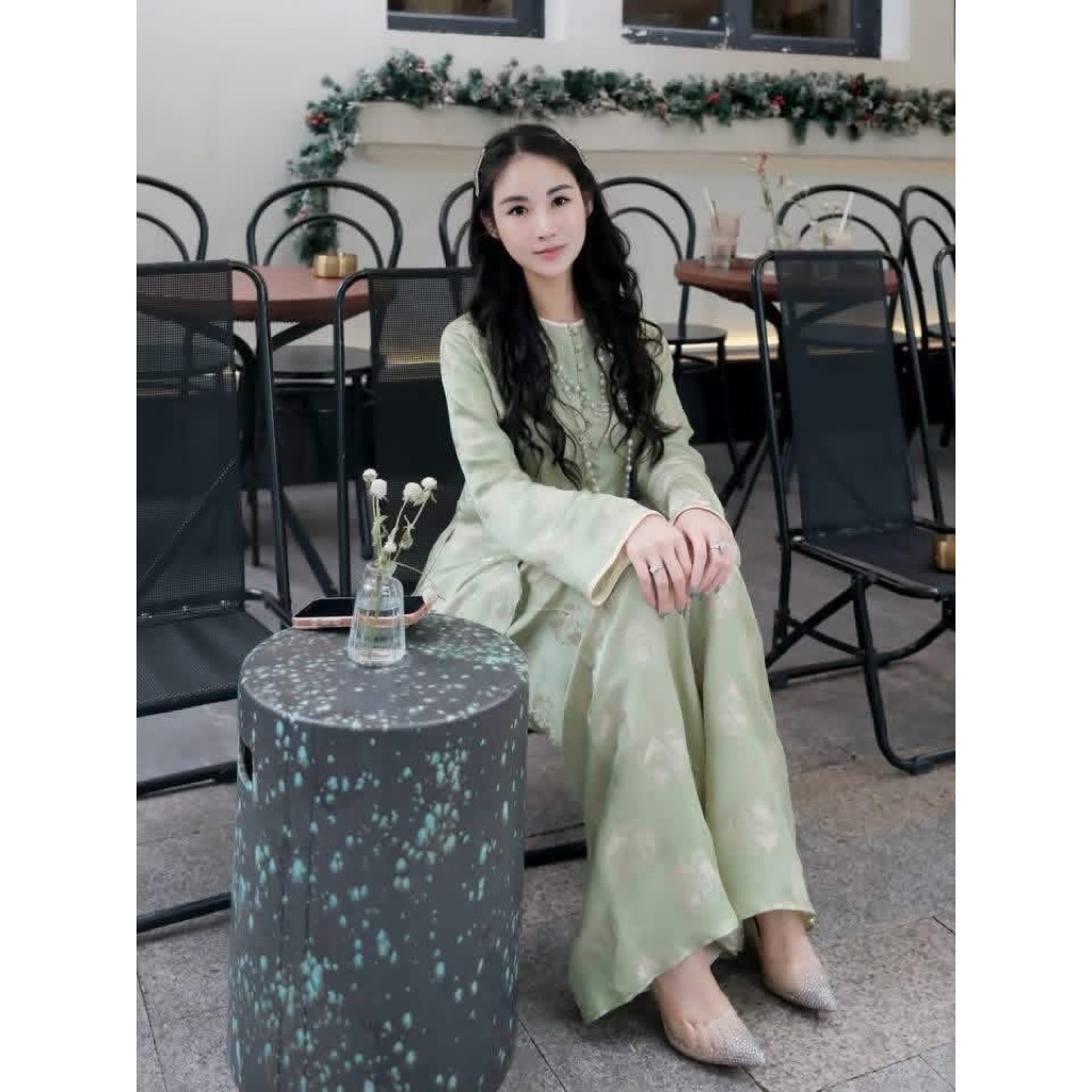 X77 Set Bà Ba Gấm dáng Rộng