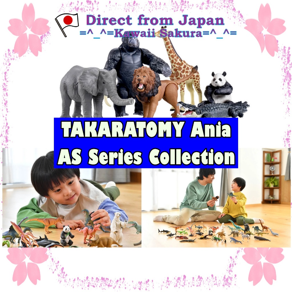 Ania Animal Figure TAKARATOMY - Original Japan - Educational Toy for Kids Gift  AS Series Collection
