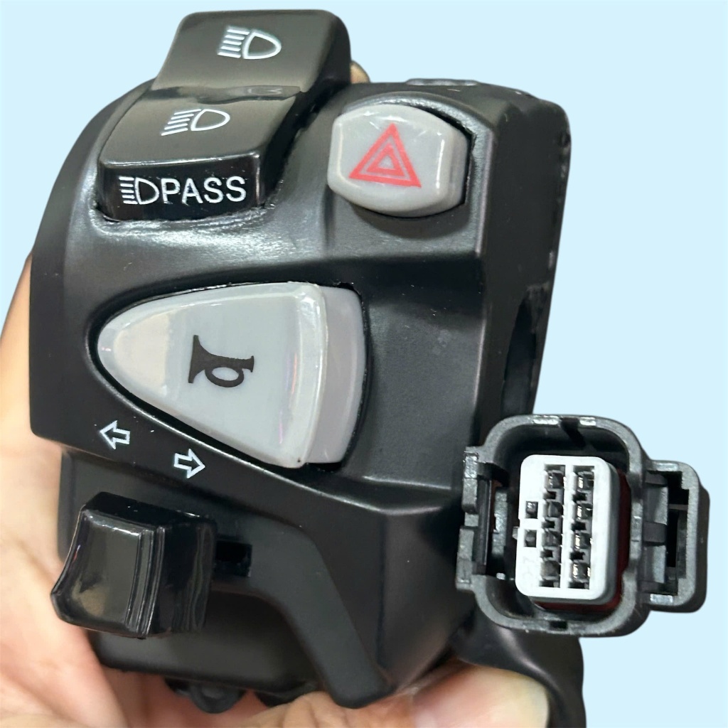 Cùm công tắc trái CB650 CB1100 full chức năng có thể đi dây lại cho Vario Raider Sirius Wave Exciter