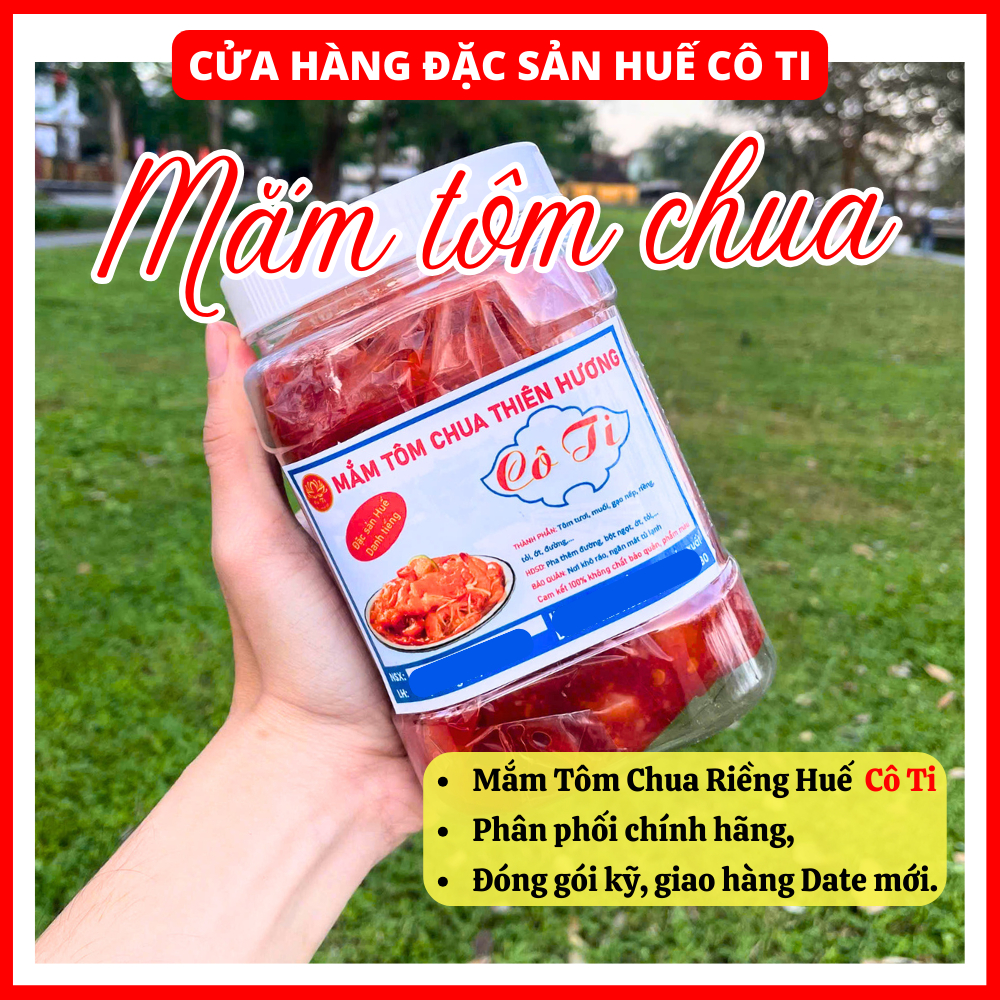 Mắm Tôm Chua Riềng, Mắm Tôm Chua Huế Hộp Lớn 1kg, Đặc Sản Huế Danh Tiếng, Thơm Ngon Chuẩn Vị