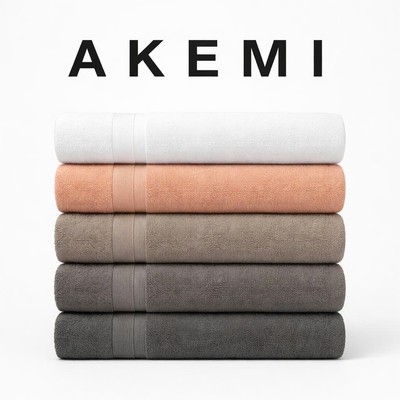 Khăn mặt Luxor Akemi 100% Cotton Cao Cấp Size 33×33, 650gsm Thấm Hút Siêu Tốt Cao Cấp Mềm Mịn