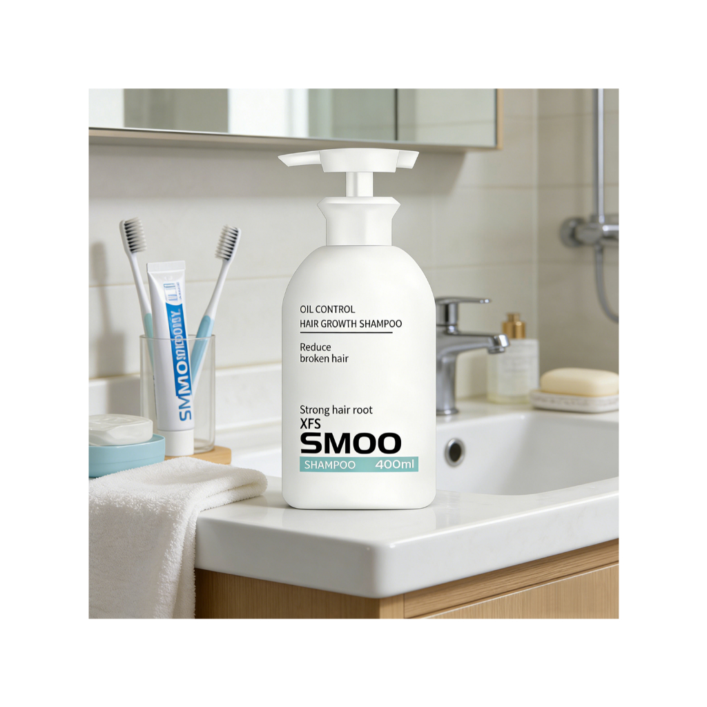 Dầu Gội Đầu XFSSMOO, giúp giữ cho tóc chắc khỏe và mượt mà, thích hợp cho da đầu nhờn, XFSSMOO giúp 