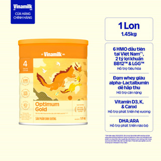 Sữa bột Optimum Gold 4 - Hộp thiếc 1450g