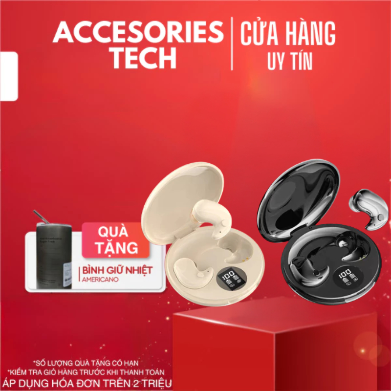 Y29 Tai nghe không dây ngủ vô hình TWS Bluetooth 5.3 Tai nghe ẩn Tai nghe thể thao chống nước IPX5