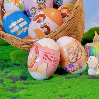 100 MÀNG BỌC TRỨNG PHỤC SINH, EGG EASTER, NHÃN BỌC TRỨNG PHỤC SINH, MÀNG CO TRỨNG PHỤC SINH