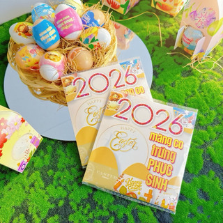 COMBO 50 MÀNG BỌC TRỨNG PHỤC SINH 2026, MIẾNG DÁN TRỨNG PHỤC SINH, EGG EASTER, MÀNG CO TRỨNG PHỤC SINH