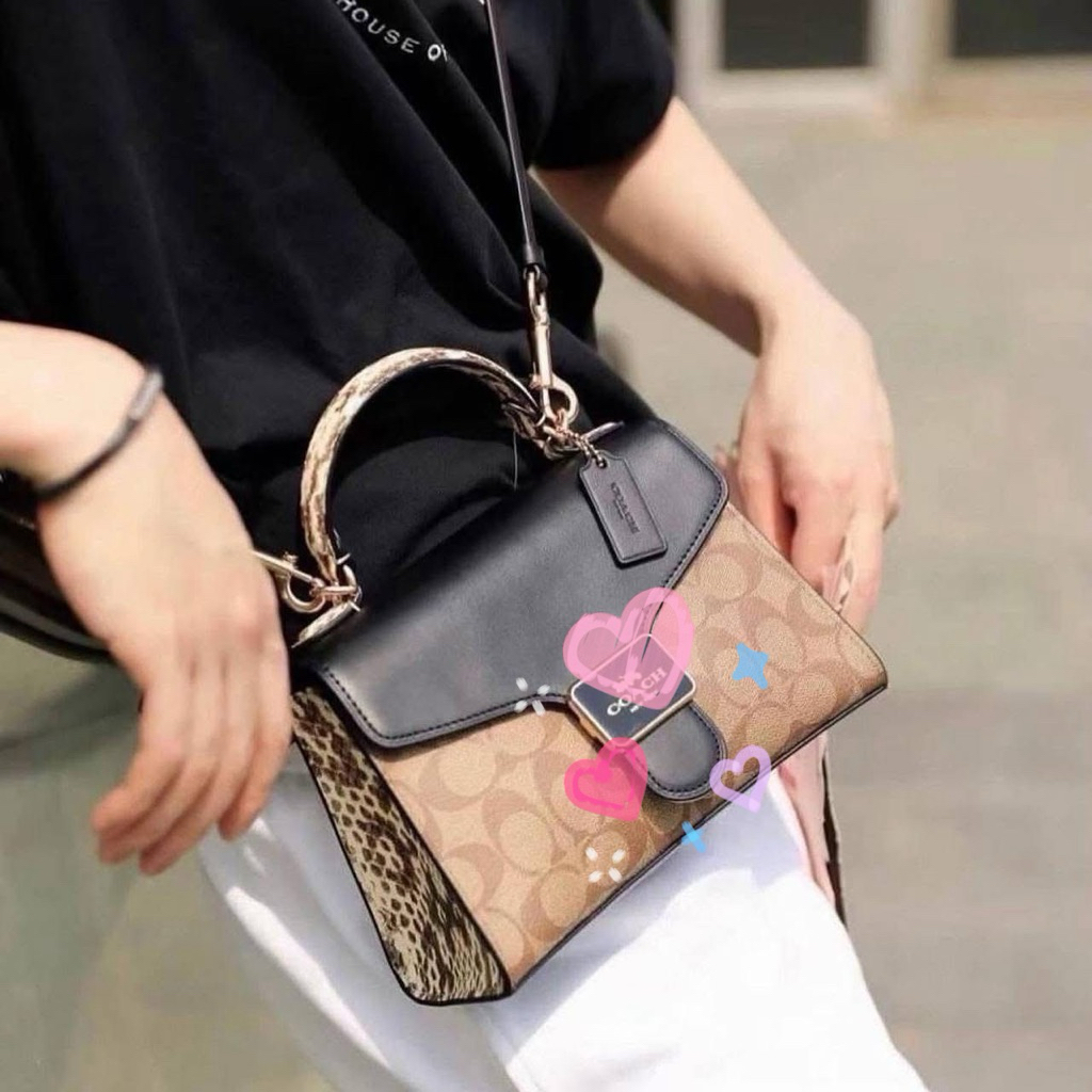 [Hoả tốc-Da thật] Túi da nữ papper xách tay đeo chéo sang