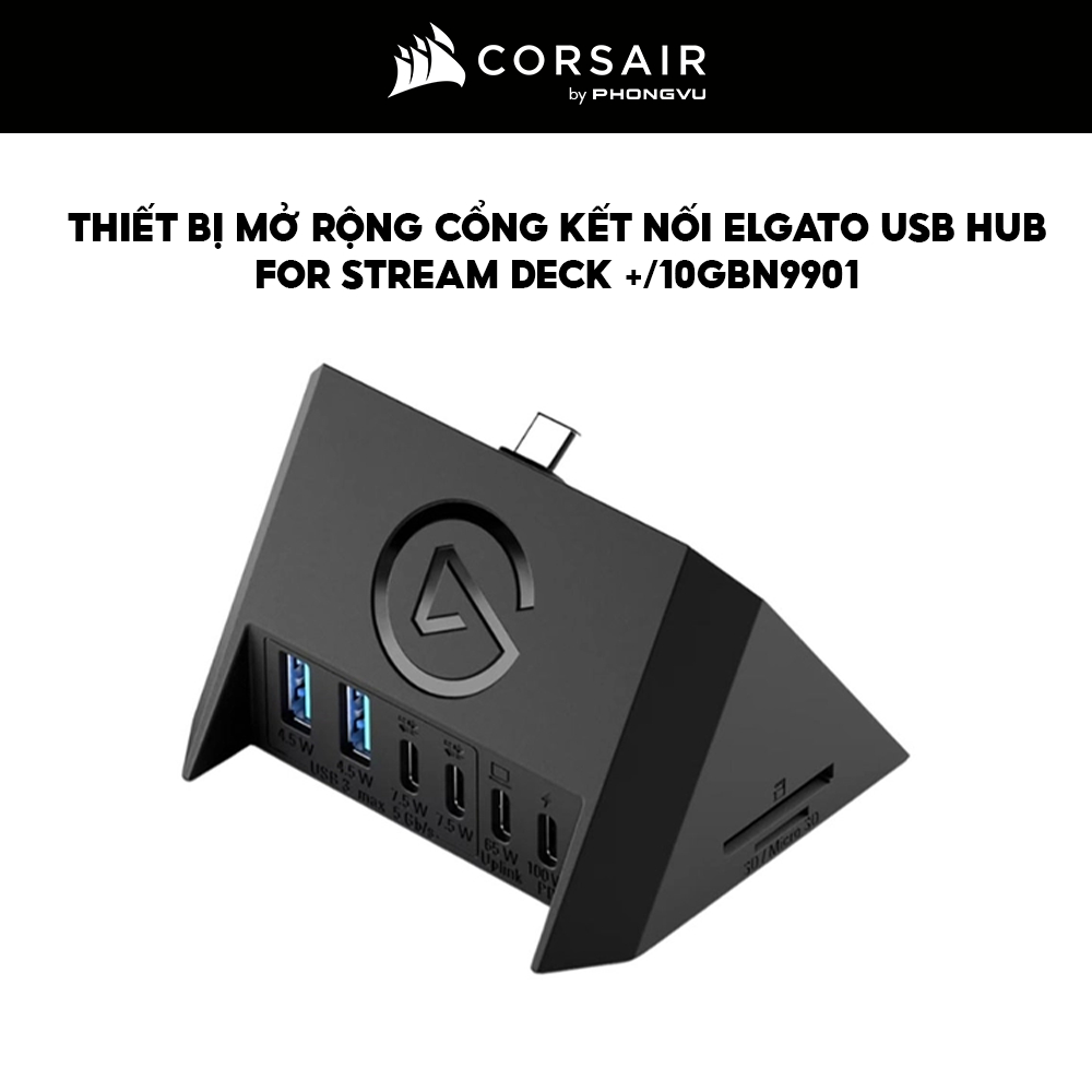 Thiết Bị Stream/ Thiết Bị Mở Rộng Elgato USB Hub for Stream Deck + (10GBN9901) - Bảo Hành 24 Tháng