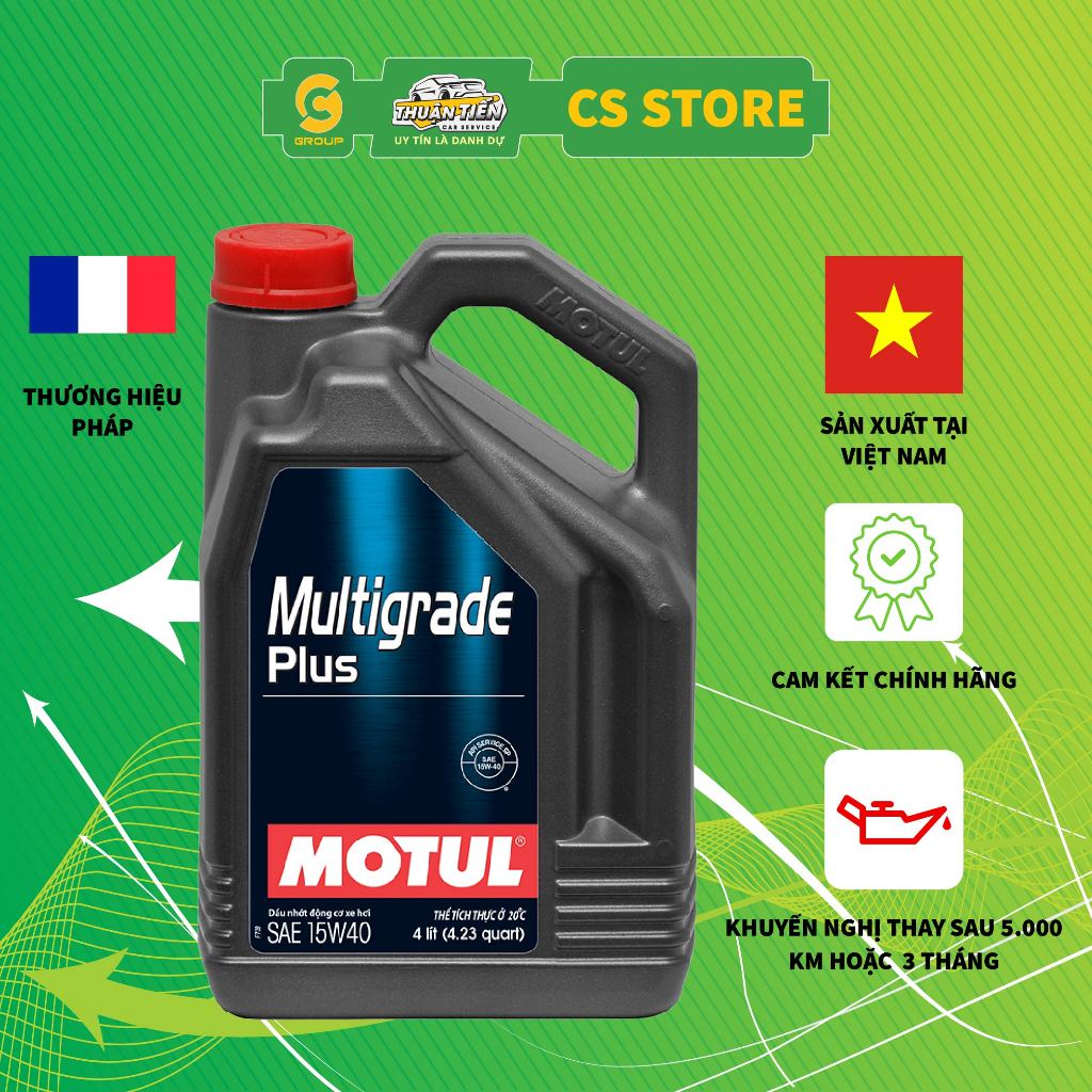 Nhớt động cơ ôtô MOTUL MULTIGRADE PLUS 15W40 SP 4 lít