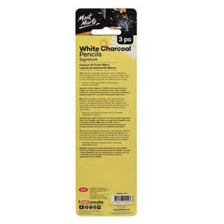 Bút chì trắng Mont Marte White Charcoal - set 3 chiếc / lẻ 1 chiếc