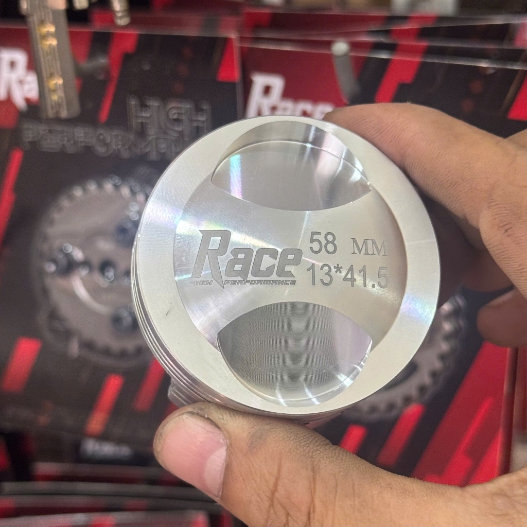 Trái Piston 58 MẮT 26 30 MÉP 13 Sirius 110 SI RÚT RACING || Pít tông