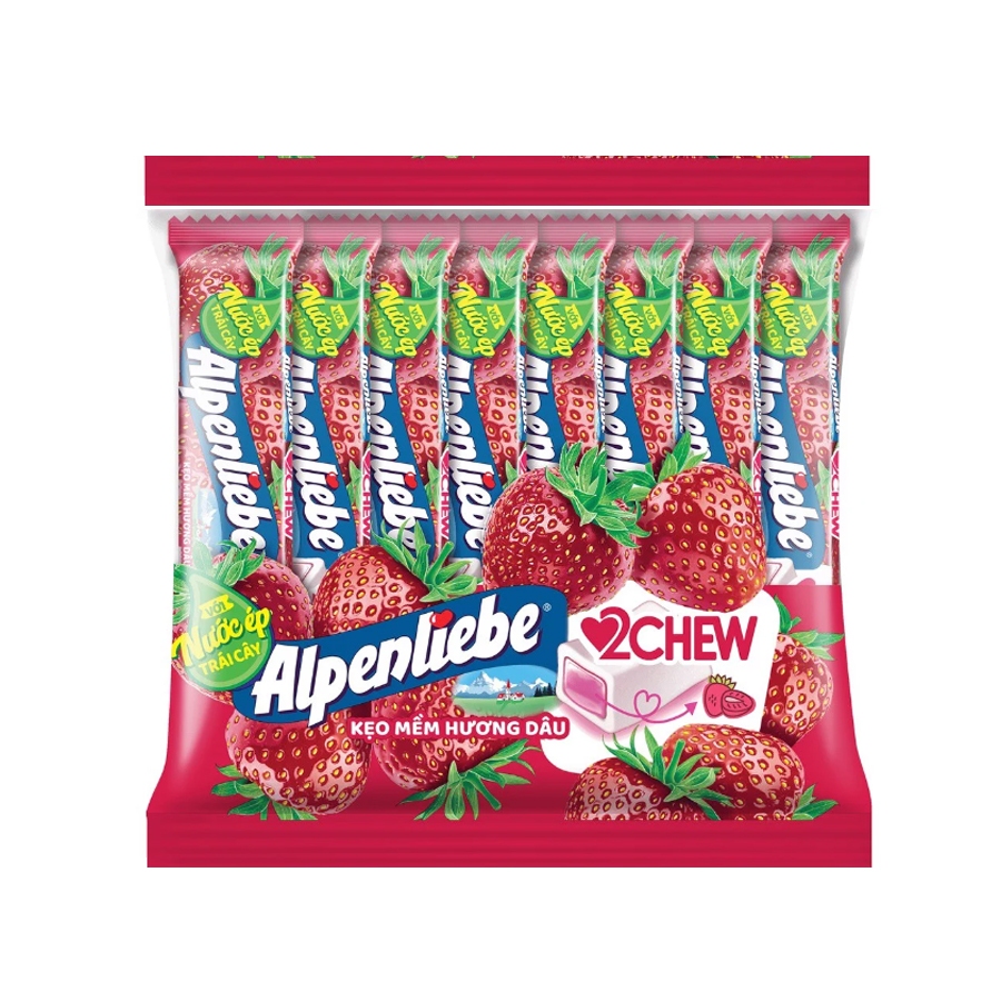 Kẹo  Alpenliebe Hương Dâu Bịch/16thanh