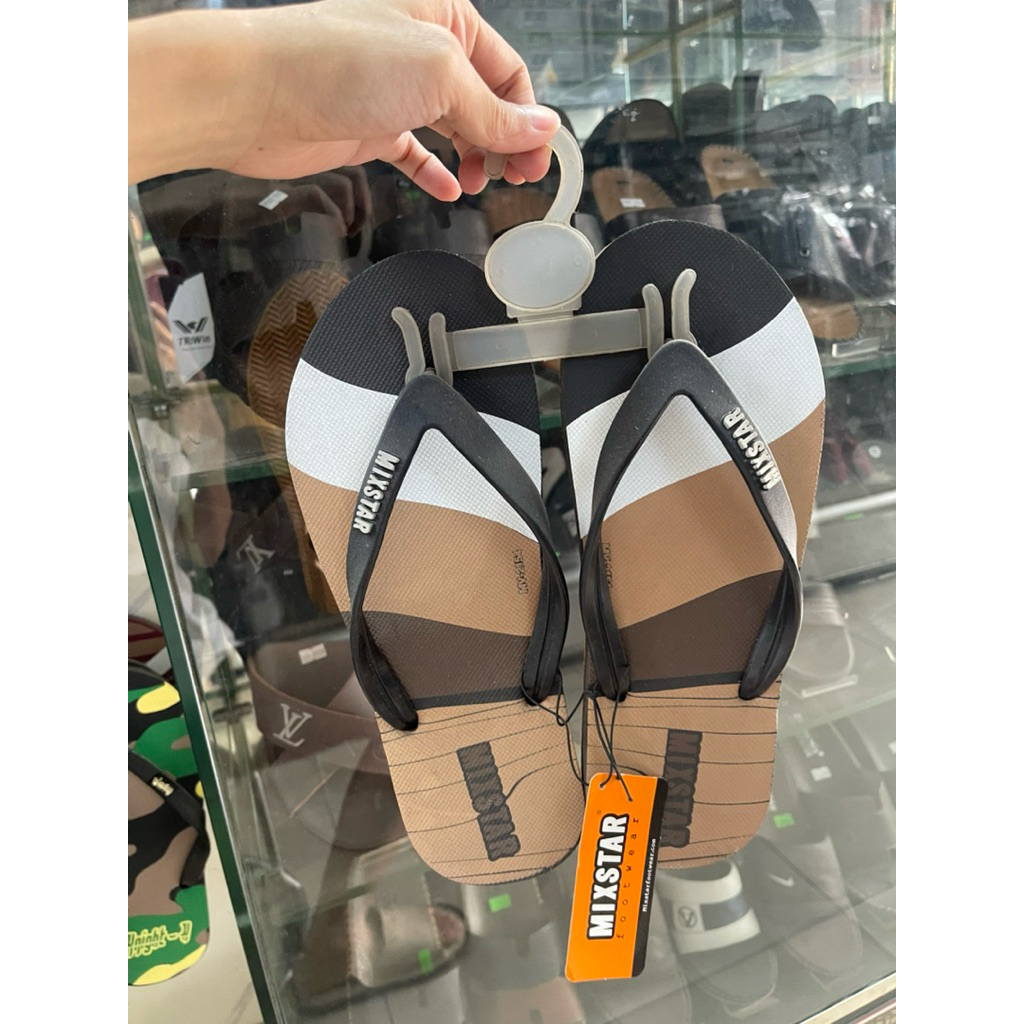 DÉP KẸP NAM XỎ NGÓN MIXSTAR NÂU SA MẠC