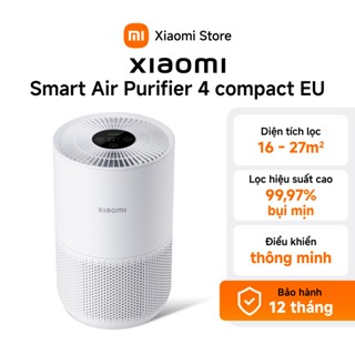 Xiaomi Máy lọc không khí thông minh Smart Air Purifier 4 Compact EU | 16 - 27m² | 99,97% bụi mịn - BH 1 năm chính hãng
