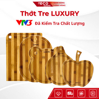 Thớt Gỗ Tre LUXURY Cao Cấp ECO BG HOME Kháng Khuẩn Chống Bám Mùi Độ Bền Cao