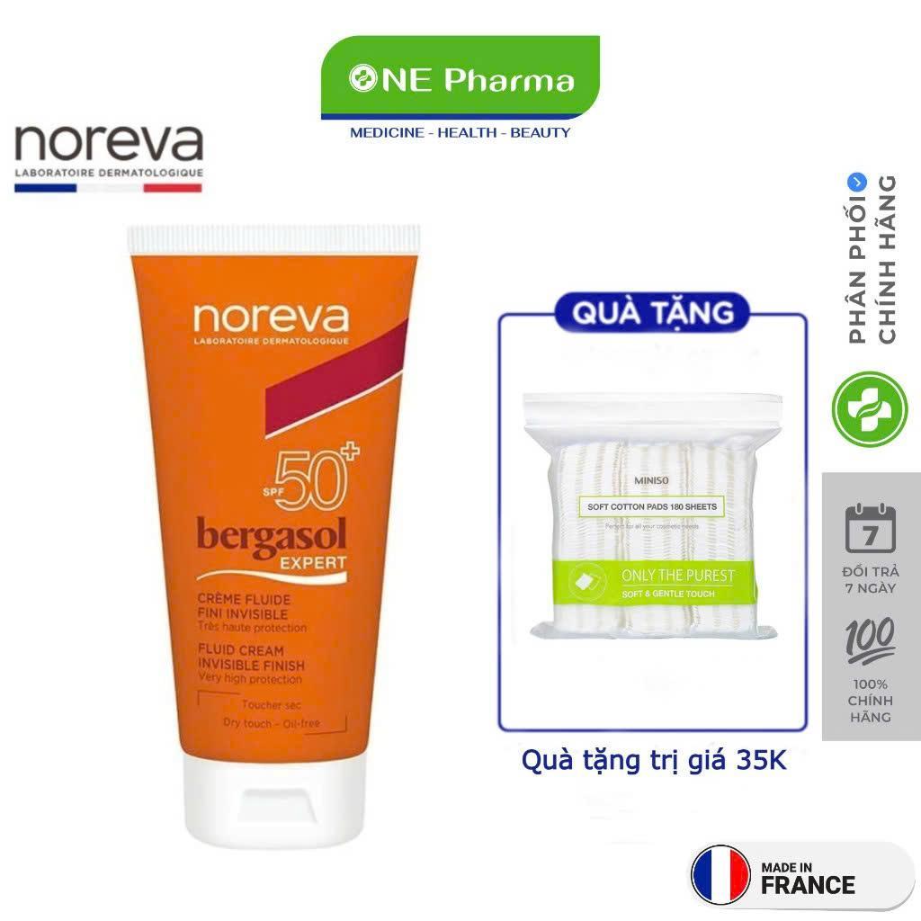 Kem Chống Nắng Noreva Bergasol Expert Fluid SPF50+ Bảo Vệ Da Cho Da Khô - 50ml