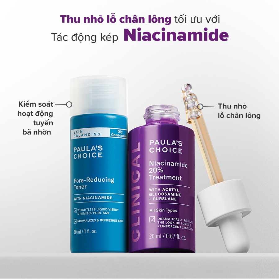 Toner cấp ẩm, se khít lỗ chân lông Paula’s Choice Skin Balancing Pore Reducing Toner 30ml 1357 | BigBuy360 - bigbuy360.vn