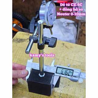 Combo đồng hồ so 0-10mm và đế từ CZ-6C