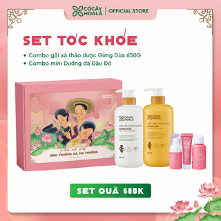Set quà Tóc Khoẻ Cỏ Cây Hoa Lá "Phụ nữ Việt - Bình thường mà phi thường"