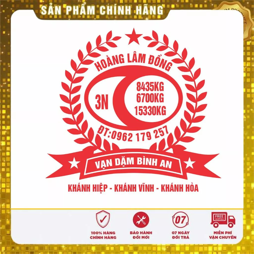 Tem trọng tải xe tải làm theo yêu cầu