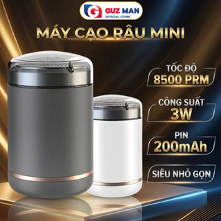 Máy Cạo Râu Mini Bỏ Túi, Thiết Kế Nhỏ Gọn Sạc Pin, 3 Lưỡi Sắc Cạo Nhanh An Toàn Không Lo Trầy Xước