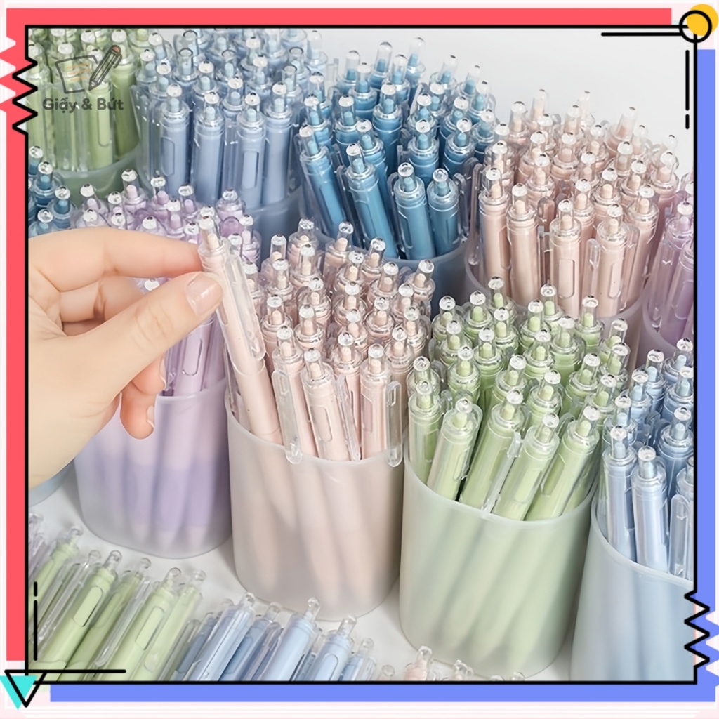 Bút Bi Bấm Morandi 0.5mm