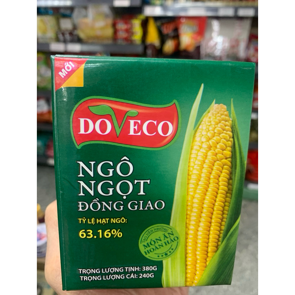 Ngô Ngọt Đồng Giao Nguyên Hạt, Nghiền 450g DOVECO
