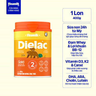 Sữa bột Dielac Gold 2 - Hộp thiếc 400g