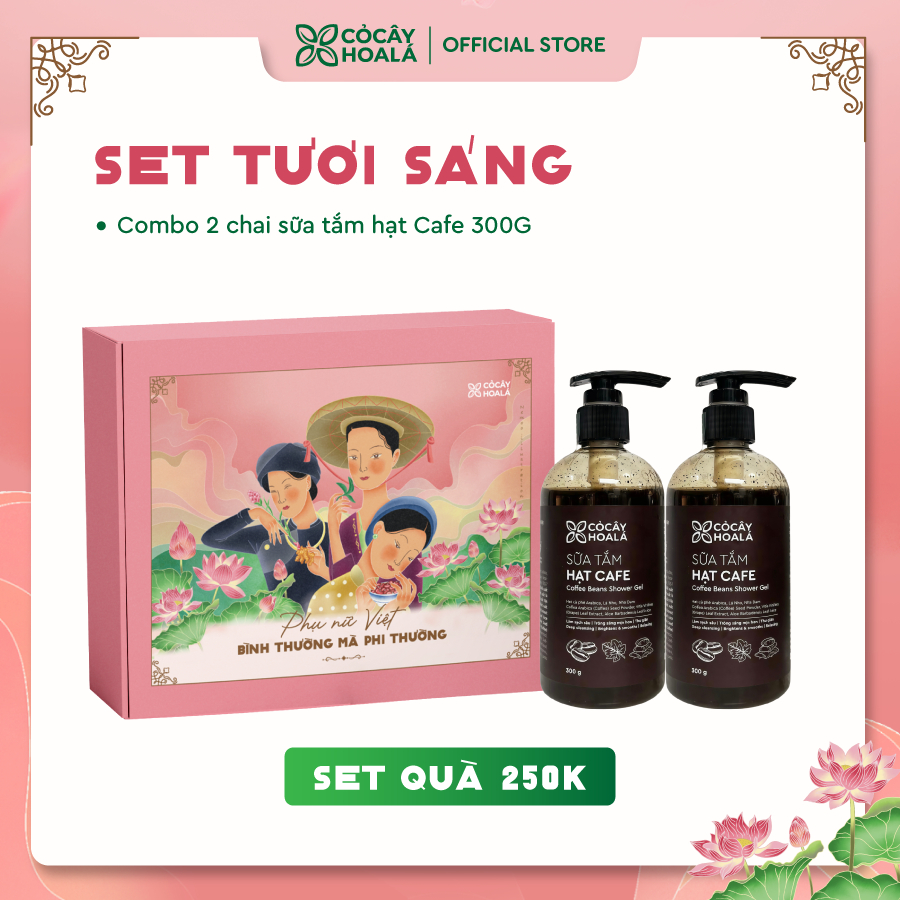 Set quà Tươi Sáng Cỏ Cây Hoa Lá "Phụ nữ Việt - Bình thường mà phi thường"