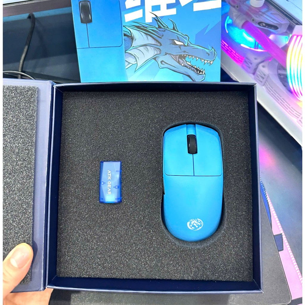Chuột ATK Blazing Sky F1 Extreme - LEVIATAN ver 2.0 Collaboration (Kèm dongle 8K) , giá rẻ nhất thị 