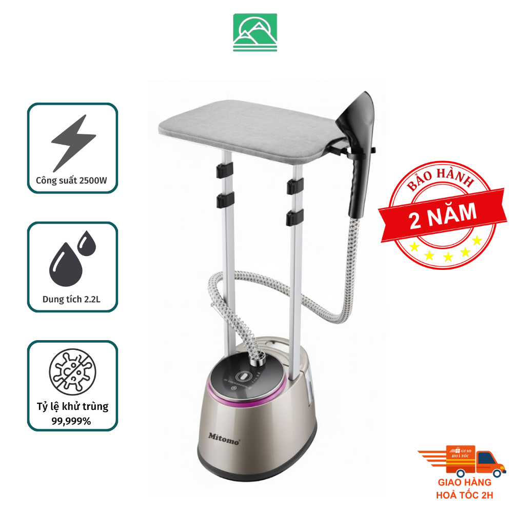 BÀN LÀ HƠI NƯỚC CAO CẤP MITOMO GC-899 NEO – HƠI PHUN MẠNH 2500W, LÀ PHẲNG TỨC THÌ, ĐẲNG CẤP SANG TRỌ