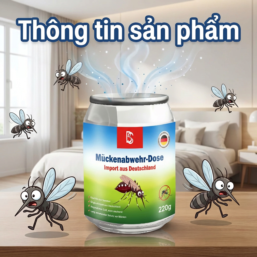 Muỗi sẽ không xuất hiện nữa Sáp đuổi muỗi Gel diệt muỗi 220g Đuổi muỗi liên tục, không bẩn tay