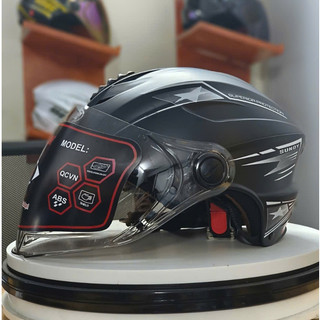 Mũ bảo hiểm nửa đầu kính dài Sundyhelmetsize 57-60cm XL
