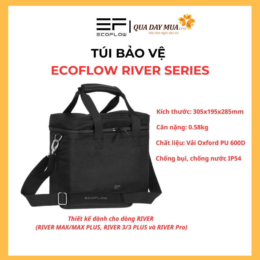 [HỎA TỐC] Túi đựng trạm năng lượng EcoFlow River (Túi đựng Ecoflow River) - Hàng chính hãng