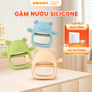 Gặm nướu cho bé Emoon cao cấp cho bé siêu mềm giúp giảm ngứa nướu an toàn cho bé (Có hộp bảo quản)