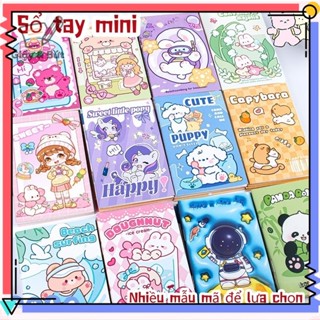 Set 10 cuốn sổ tay mini kẻ ngang siêu dễ thương, kích thước 70x105cm, 32 trang – Văn phòng phẩm