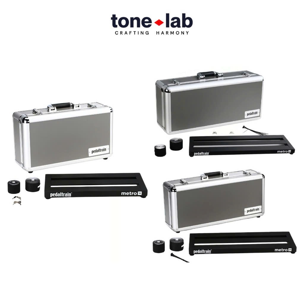 [Tone Lab] [HCM] Bàn Pedal Pedaltrain kèm Hard Case - Metro16/Metro 20/Metro 24 Pedalboard with Hard