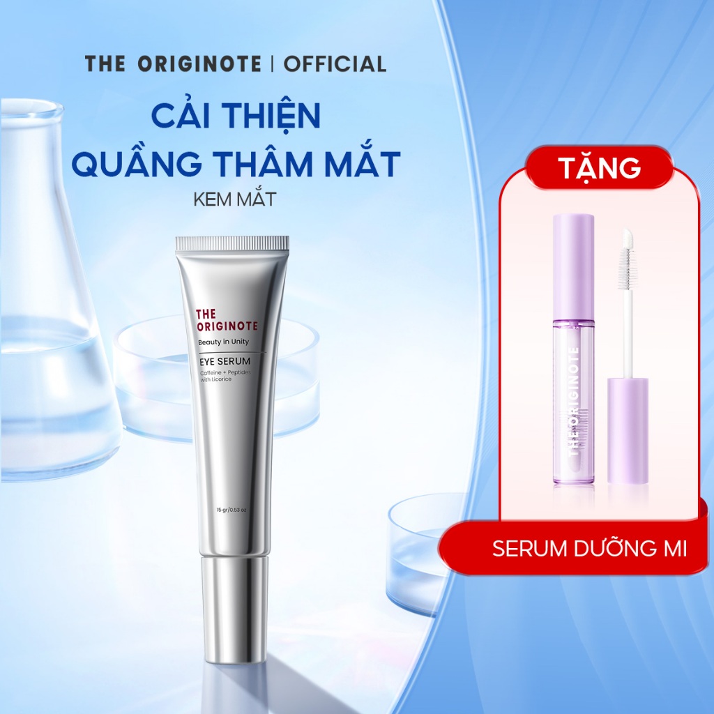 Kem mắt giảm thâm The Originote giảm thâm mắt chăm sóc mắt làm sáng vùng da mắt cấp ẩm căng bóng eye
