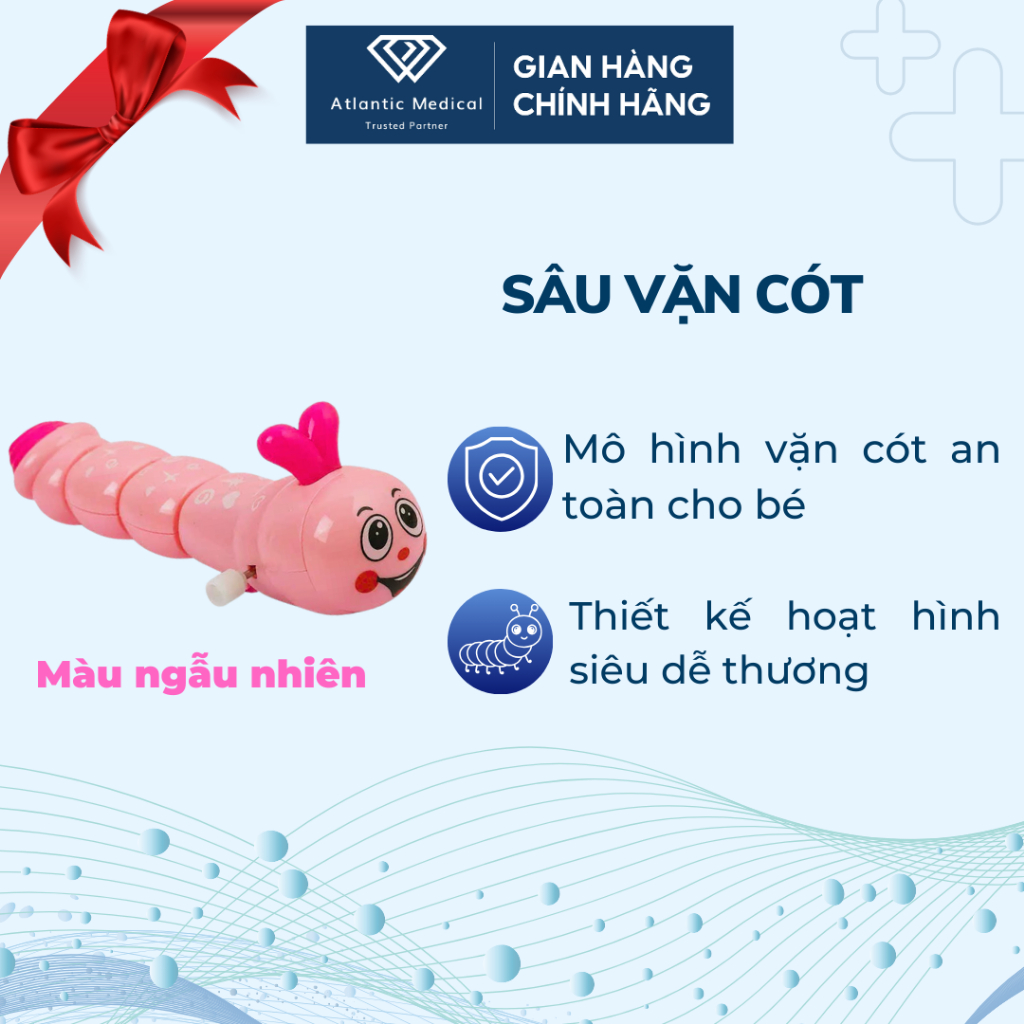 [Quà Tặng] Đồ Chơi Sâu Vặn Cót