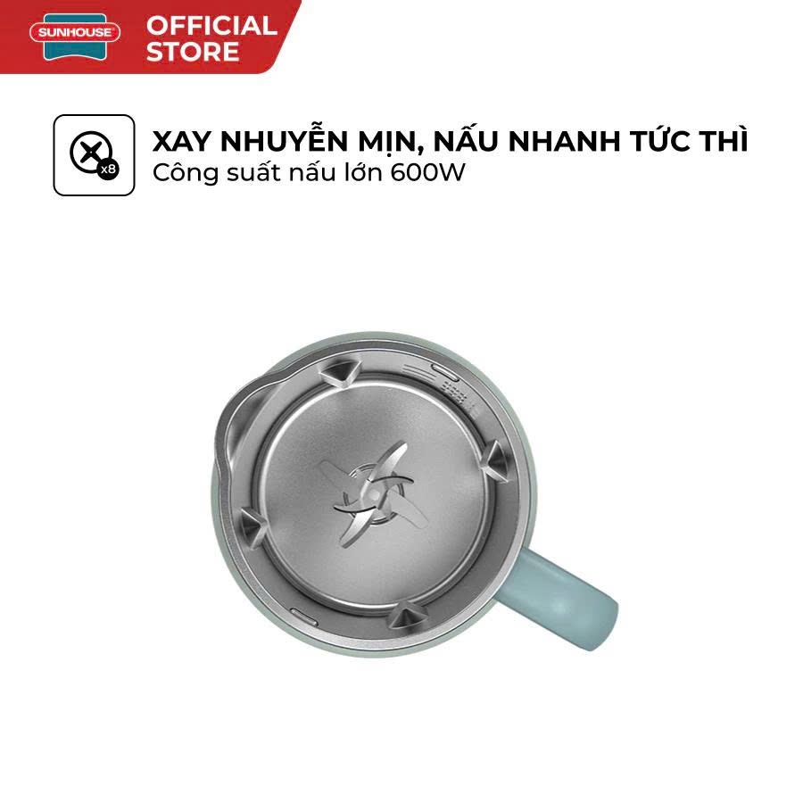 Máy Làm Sữa Hạt Đa Năng Sunhouse SHD5260 SHD5261 – 800ml – Cối 2 lớp – Hẹn giờ nấu thông minh | BigBuy360 - bigbuy360.vn