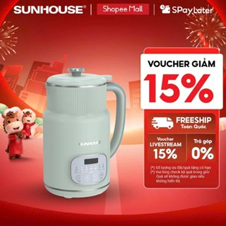 Máy Làm Sữa Hạt Đa Năng Sunhouse SHD5260 – 800ml – Cối 2 lớp – Lưỡi dao kép 8 cánh – Hẹn giờ nấu thông minh
