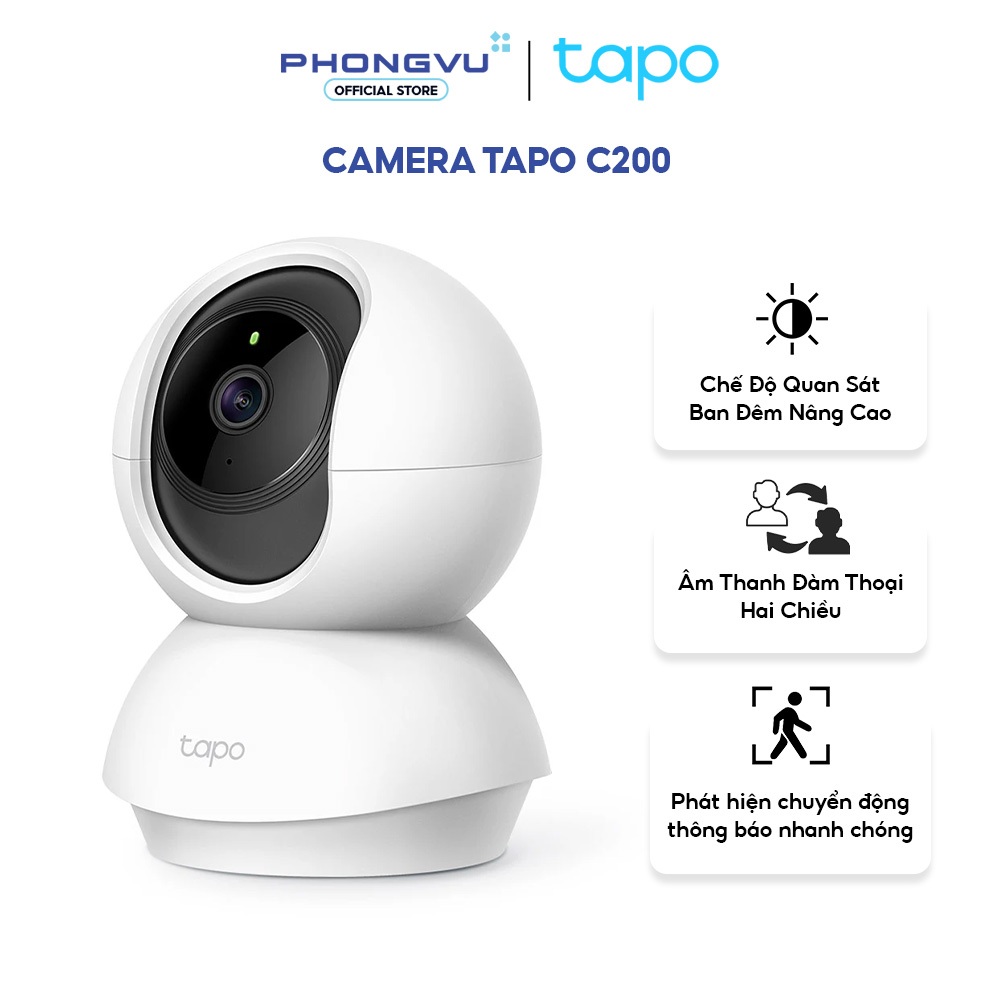 Camera TP-Link Tapo C200 C211 C210 C212 C220 C100 C225 C310 - Chính hãng bảo hành 24 tháng