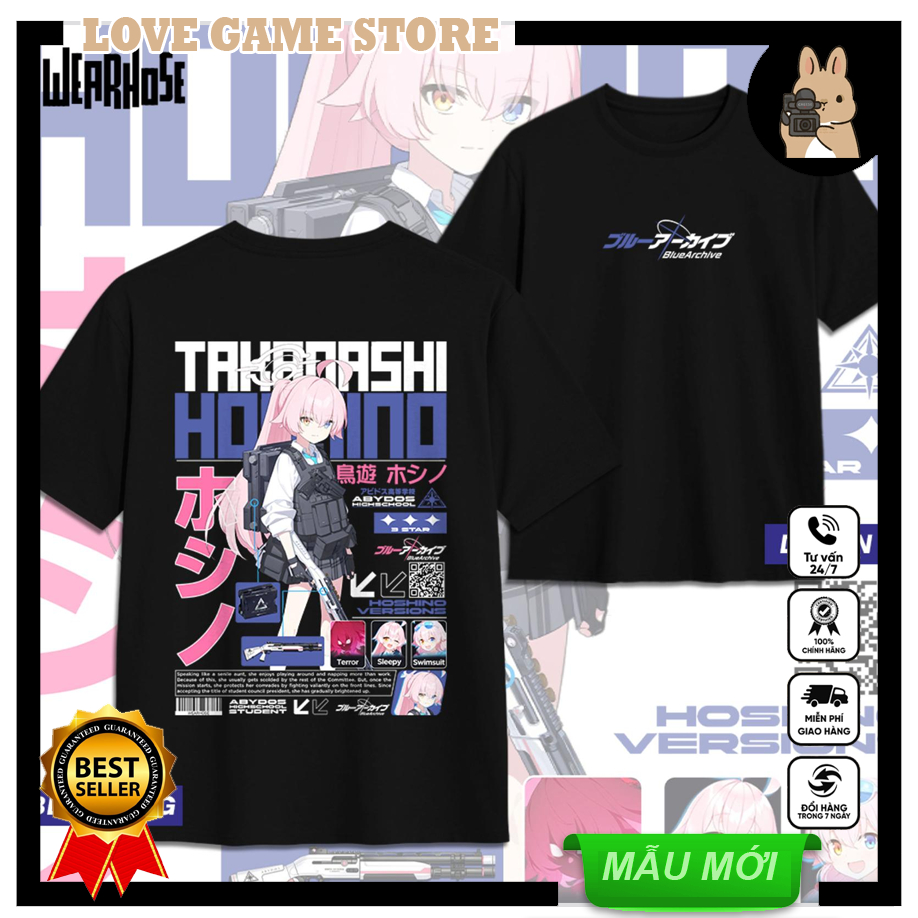 Áo Thun HOSHINO BLUE ARCHIVE TAKANASHI - Jujutsu Kaisen Itadori Yuji