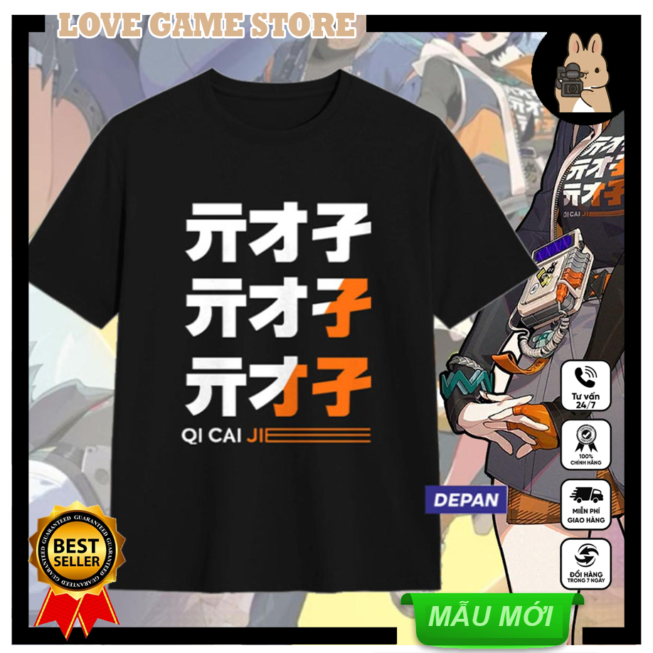 HOT  Áo thun  BELLE ZENLESS ZONE ZERO - KFC Anh Ủn Rán Gà Nấm - JACK 97 ĐOM ĐÓM