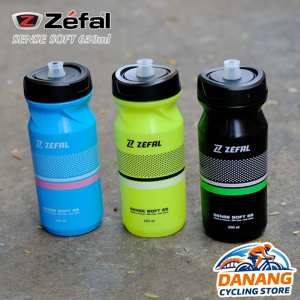 Bình Nước Xe Đạp Zefal Sense Soft 650ml – Bóp Mềm Dễ Uống