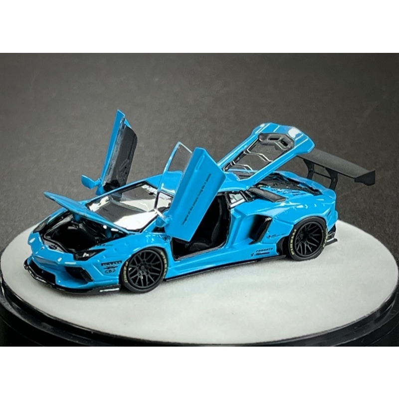 Mô hình xe ô tô Lamboghini Aventador LP700-4 LBWK limited to 999pcs full open tỉ lệ 1:64 PGM PGM-640