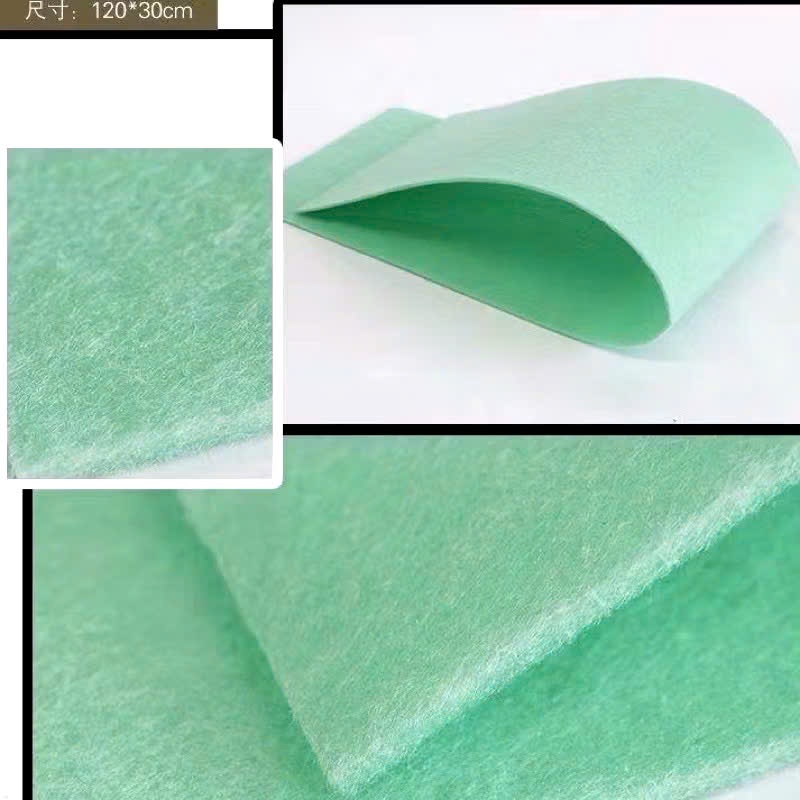 Bông lọc bể cá 2 lớp trắng xanh loại tốt kích thước 120x30cm