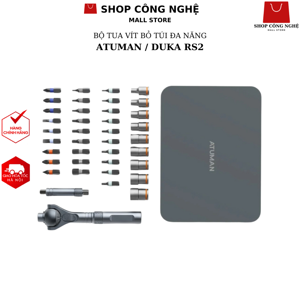 Bộ tua vít cơ Atuman Duka RS2 đa năng 40 chi tiết - Bảo hành 3 tháng